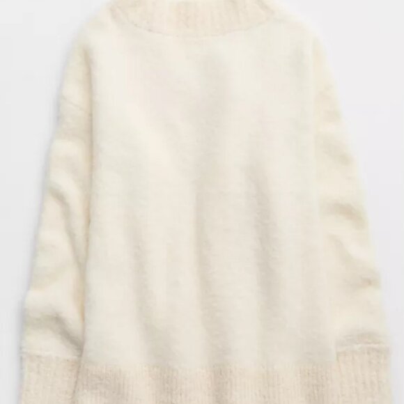 Aerie Teddy Boucle Sweater - Ivory - Picture 3 of 3